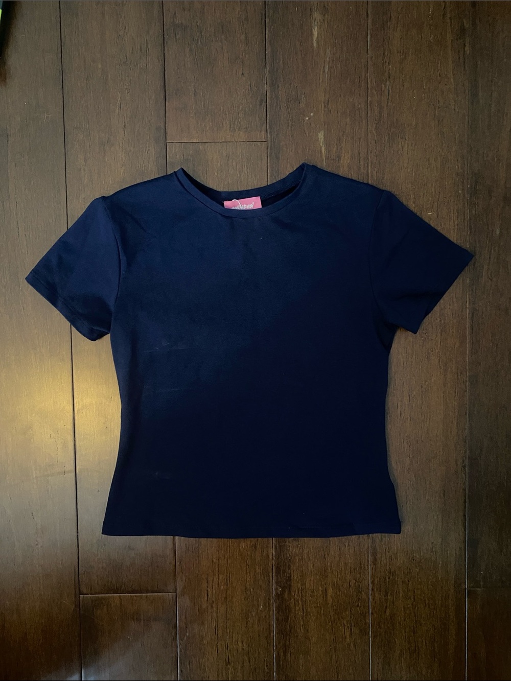Edikted Navy Short-Sleeve Crew Tee